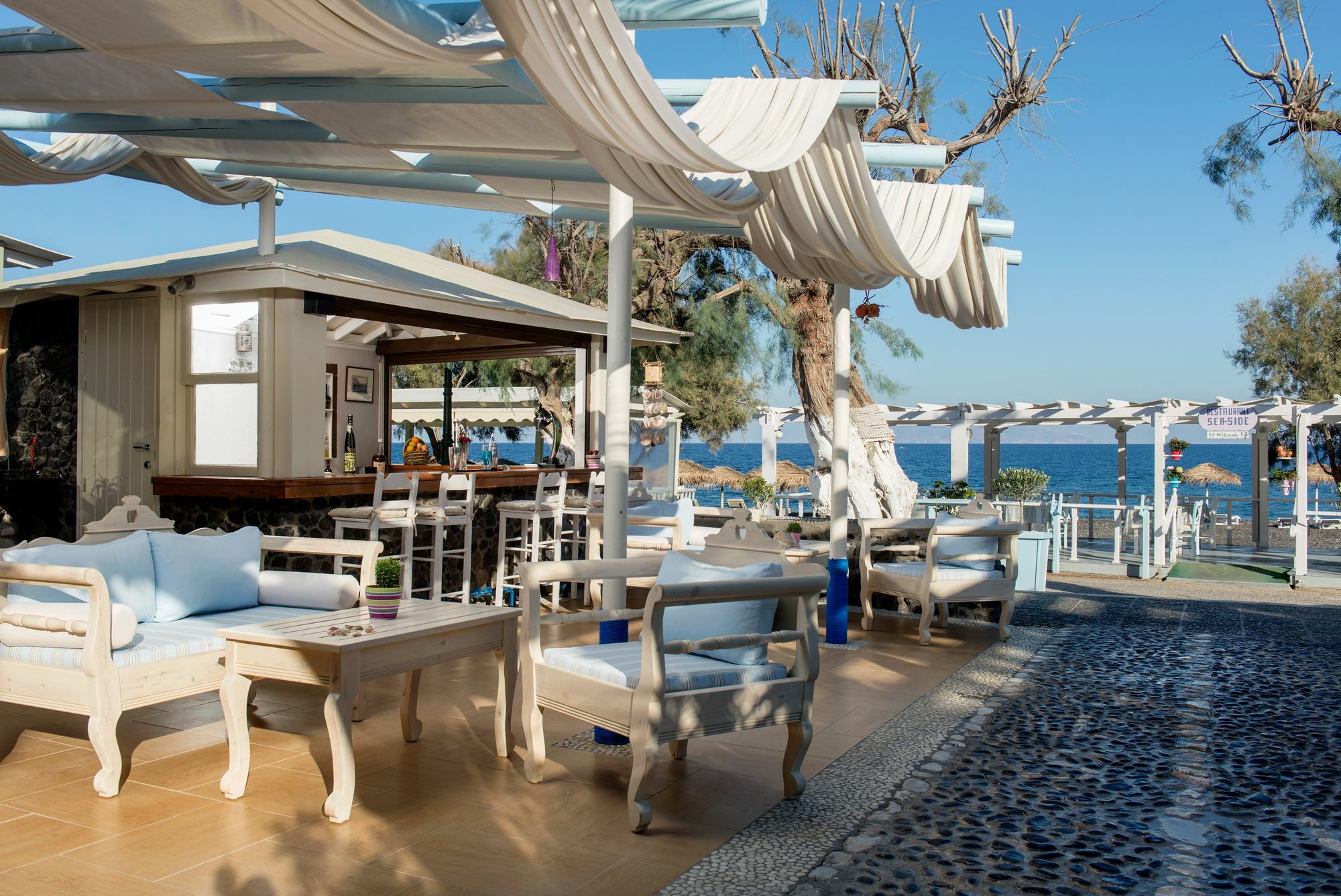 Sea Side Beach Hotel Kamari  Exterior photo